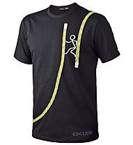 Edelrid Rope T-shirt arrampicata, Black (Chimney)