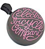 Electra Script - campanello bici, Black/Pink