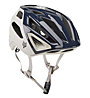 Fox Crossframe Pro - casco bici, White/Blue