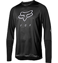 Fox Defend LS FoxHead - Mountainbiketrikot Langarm - Herren, Black