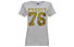 Freddy Cargo & Tee - T-Shirt Fitness - Damen, White/Gold