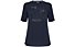 Freddy Flamed Jersey - T-shirt fitness - donna, Dark Blue