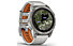 Garmin fenix® 7 Pro Sapphire Solar Edition - orologio multifunzione, Light Grey/Orange