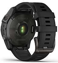 Garmin Fenix 7 Solar Sapphire - orologio multifunzione, Dark Grey/Black