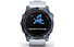 Garmin Fenix 7X Solar Sapphire - orologio multifunzione, Light Blue/White