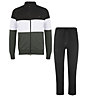 Get Fit Man Suit Color Block - tuta sportiva - uomo, Black/White