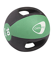 Get Fit Medicine ball 10KG - attrezzi body building, Black/Green