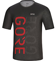 GORE WEAR M Brand Shirt - T-Shirt Running - Herren, Black/Red