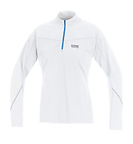 GORE RUNNING WEAR Essential Thermo Lady Shirt, White/Light Blue