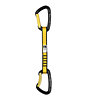 Grivel All-Round Alpha - rinvio arrampicata, Black-Yellow / 16 cm