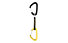 Grivel Alpine Plume - rinvio arrampicata, Black-Yellow / 10 cm