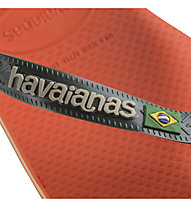 Havaianas Brasil Logo - Zehensandalen - Herren, Orange