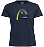 Head Club Lara W - T-shirt - Damen, Dark Blue/Yellow