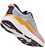 HOKA Bondi 7 - scarpe running neutre - donna, Light Grey/Orange
