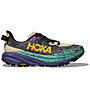 HOKA Speedgoat 6 - scarpe trail running - uomo, Dark Grey/Green/Violet