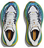 HOKA Stinson 7 - scarpe trail running - uomo, White/Yellow/Light Blue