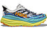 HOKA Stinson 7 W - Trailrunningschuhe - Damen, White/Yellow/Light Blue
