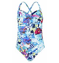Hot Stuff Aqua Flower - Badeanzug - Damen , Blue/Pink