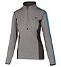 Hot Stuff Layer Solid Damen-Langarmshirt für Ski Alpin, Grey/Light Blue
