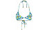 Hot Stuff Triangle W - reggiseno costume - donna, Light Blue/Yellow