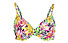 Hot Stuff Zebra Flower - Bikinioberteil - Damen , Yellow/Pink/Black