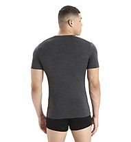 Icebreaker Merino Anatomica SS Crewe - Funktionsshirt - Herren, Dark Grey