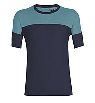 Icebreaker M Cool-Lite™ Kinetica Crewe - t-shirt trekking - uomo, Light Blue/Blue