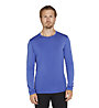 Icebreaker Merino 200 Oasis Crewe - maglietta tecnica maniche lunghe - uomo, Blue