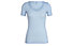 Icebreaker Siren Sweetheart - T-shirt - donna, Light Blue