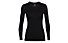 Icebreaker W 260 Tech Crewe - maglietta tecnica - donna, Black
