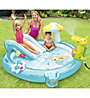 Intex Play Center Alligatore Spruzzo - Aufblasbares Schwimmbad, Light Blue