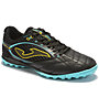 Joma Liga 5 Turf - Fußballschuhe Hartplatz - Herren, Black/Light Blue/Yellow