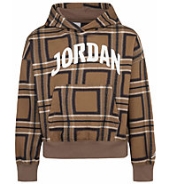Nike Jordan Brooklyn Essential Plaid Jr felpa con cappuccio