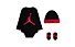 Nike Jordan L/S Jumpman Set 3 - set bebè, Black/Red