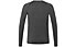 Kaikkialla Kunes M L/S - maglia manica lunga - uomo, Dark Grey/White