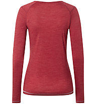 Kaikkialla Kunes W L/S - maglia maniche lunghe - donna, Red