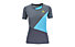 Karpos Nuvolau W - T-shirt trekking - donna, Dark Blue/Light Blue