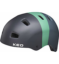 KED 5Forty - Fahrradhelm, Black/Green