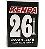 Kenda 26x1-3/8 - camera d'aria, Black