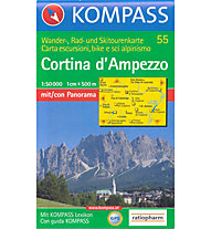 Kompass Carta N° 55 1:50.000, 1:50.000