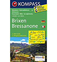 Kompass Wanderkarte N. 56 Brixen - 1:50.000, 1:50.000