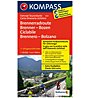 Kompass Carta N.7051: Ciclabile Brennero - Bolzano 1:50.000, 1:50.000