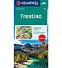 Kompass Carta N.354: Trentino 1:150.000 Panorama+carta stradale, 1:150.000