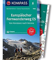 Kompass Karte Nr. 5962 Europäischer Fernwanderweg E5, Karte Nr. 5962