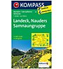 Kompass Karte N.42: Landeck, Nauders, Samnaungruppe 1:50.000, 1:50.000
