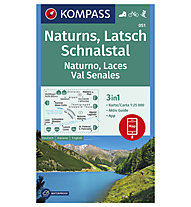 Kompass Carta N.051: Naturno, Laces - Val Senales 1:25.000, 1:25.000