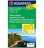 Kompass Karte Nr.2803: Triest, Laibach, Slowenische Küste 1:75.000, 1:75.000