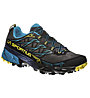 La Sportiva Akyra - scarpe trail running - uomo, Black/Light Blue/Yellow