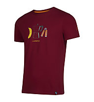 La Sportiva Breakfast - T-shirt - uomo, Dark Red