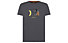 La Sportiva Breakfast - T-Shirt Klettern - Herren, Dark Grey/Yellow/Orange